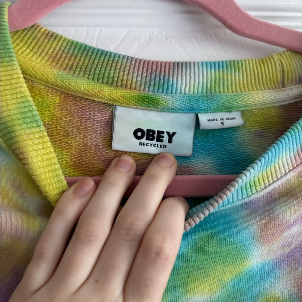 OBEY tiedye crew neak unisex - Picture 4 of 4